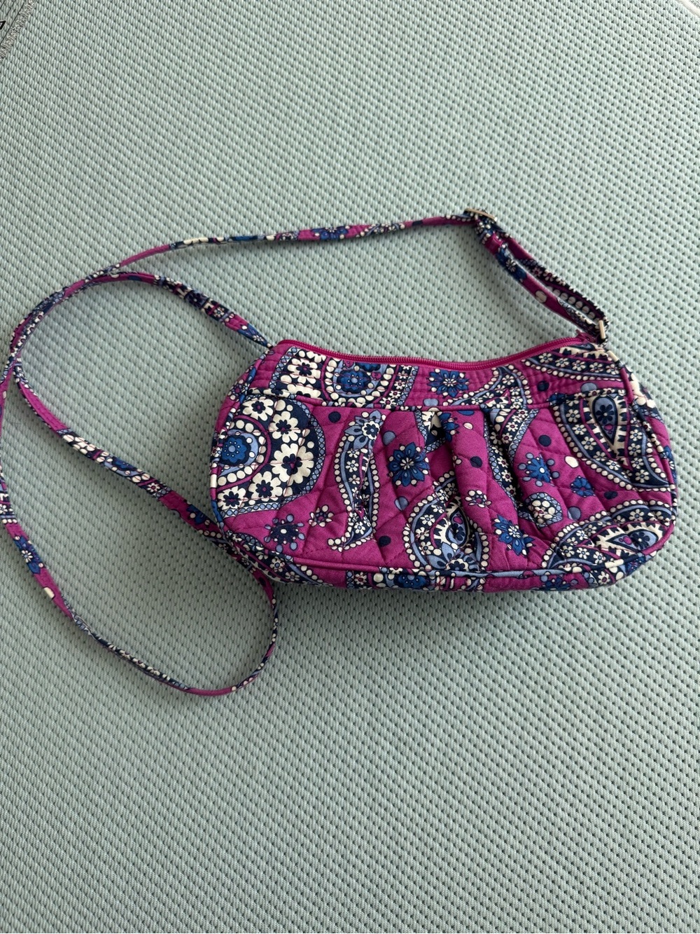 Vera Bradley Quilted Paisley Crossbody Bag - Pink
